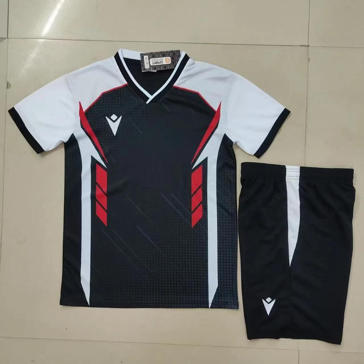 Macron Football Jersey — Premium — Black